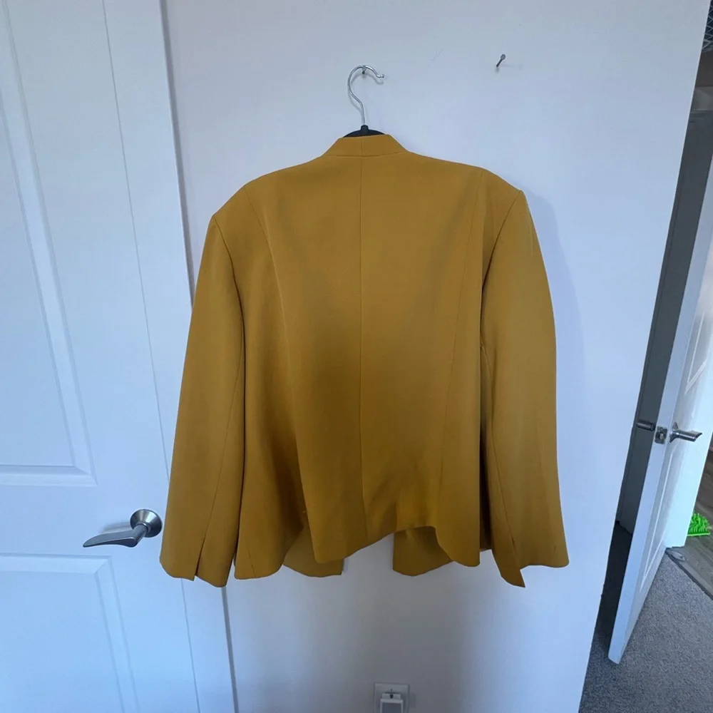 Yellow Kasper Blazer size 24 plus size - Picture 5 of 7